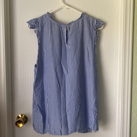 LOFT Ruffle Sleeve Blouse - Picture 2 of 3